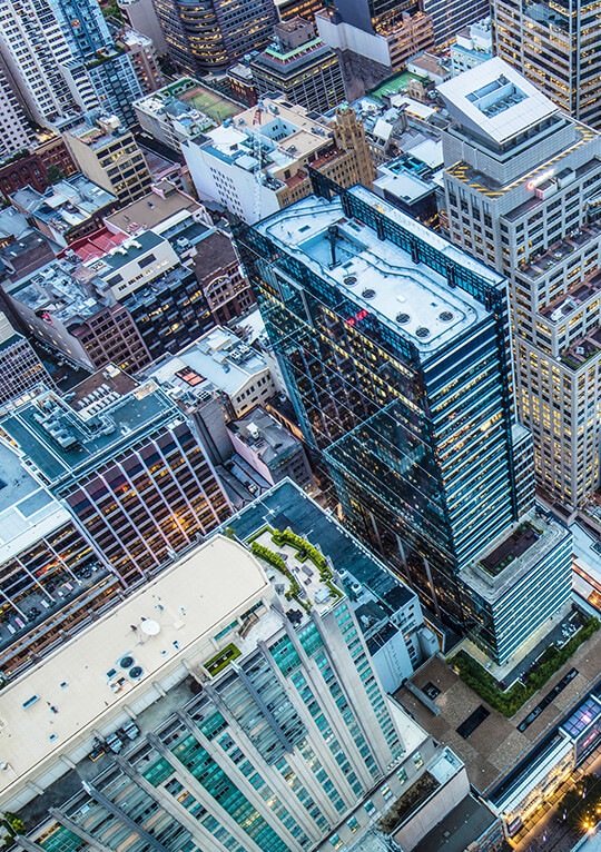 Cromwell Phoenix Portfolios city from above