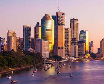 Brisbane CBD landscape