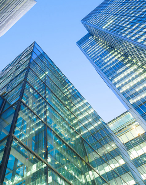 Skyscrapers on a sunny day